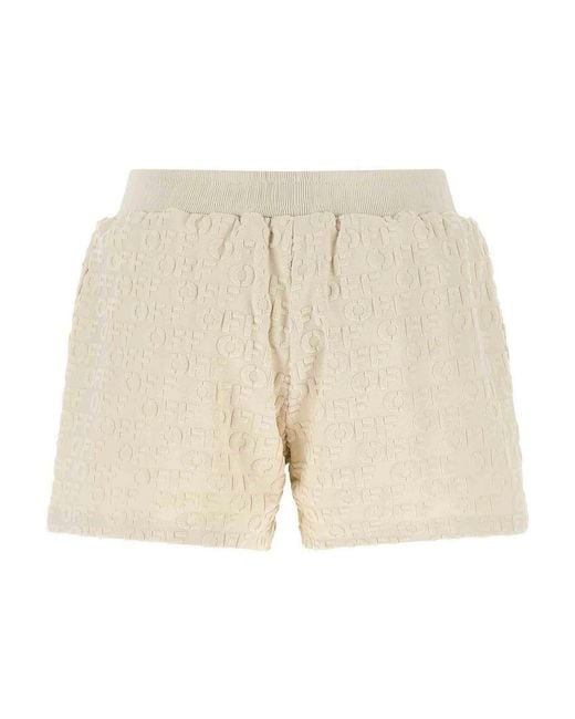 Off-White c/o Virgil Abloh Natural Terry' Shorts