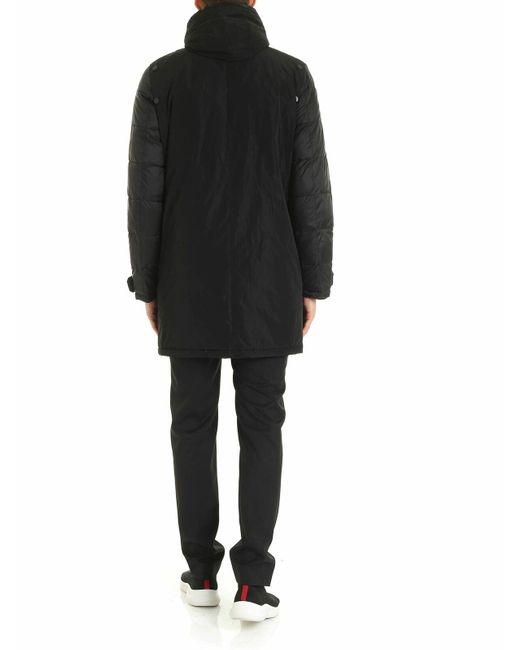 Karl Lagerfeld Black Hoodie Jacket for men