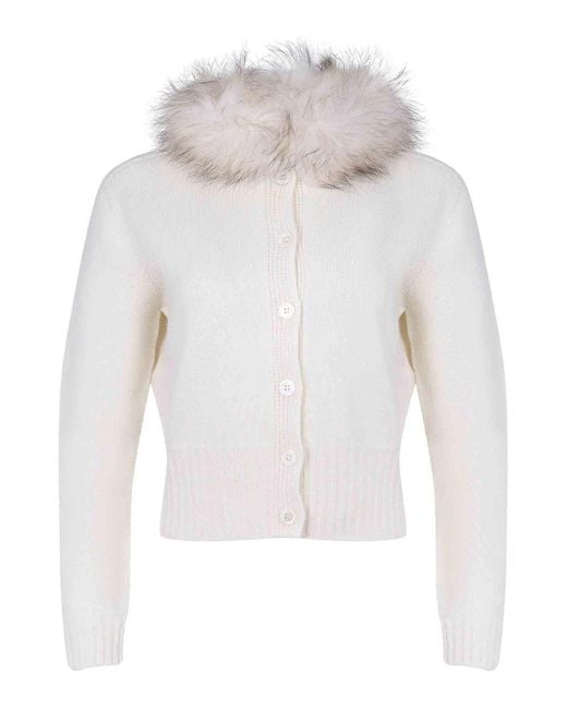 Vanisé White Vanis Cardigan