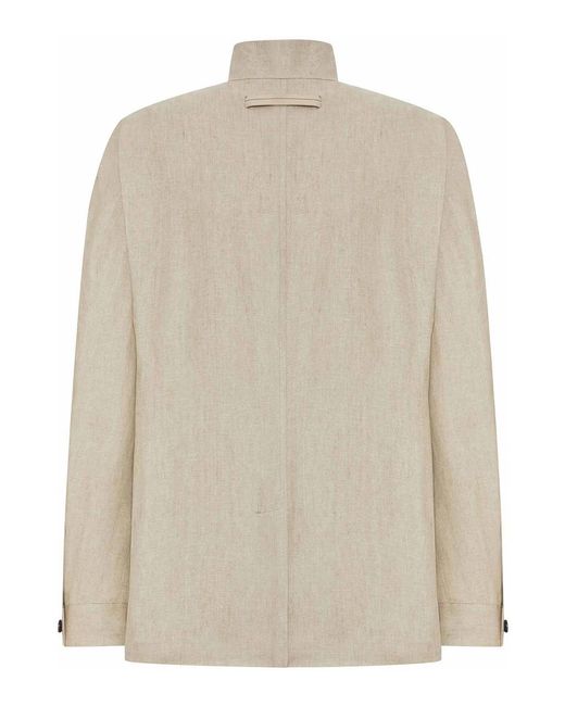 Zegna Natural Oasi Lino Chore Jacket for men