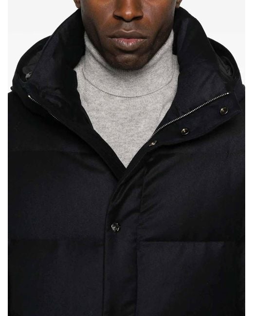 Montecore Black Down Padded Down Jacket for men