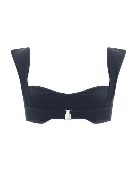 Magda Butrym Blue 01 Bikini Top