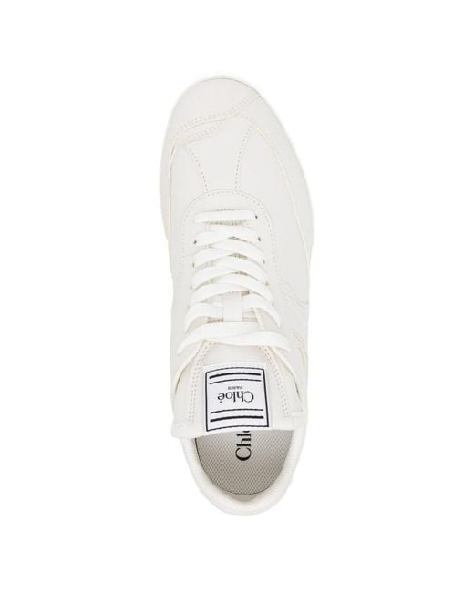 Chloé White Chloe Kick Sneaker