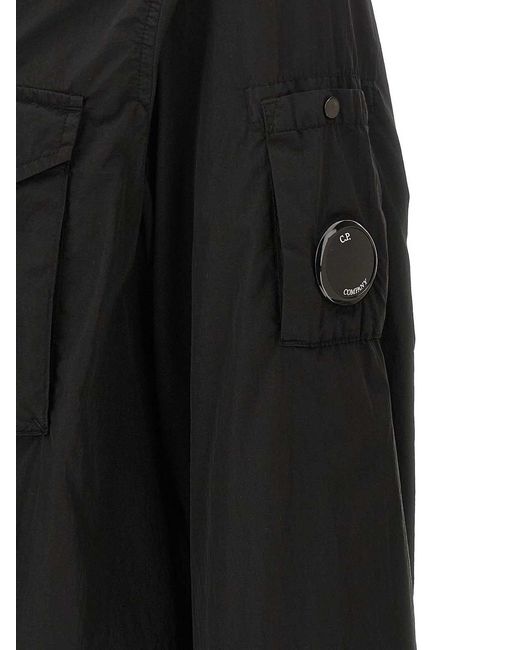 C P Company Black Overshirt Chrome-R for men