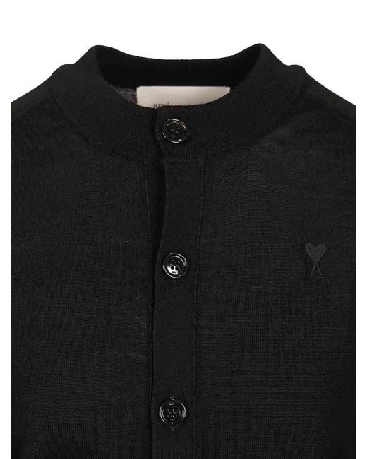 AMI Black Ami Ami De Cå“Ur Cardigan