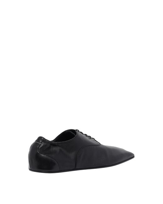MM6 by Maison Margiela Black Lace Up Shoes for men