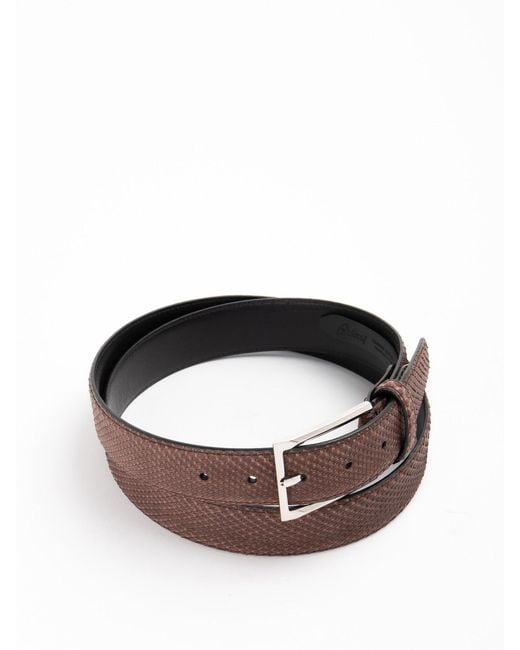 Brioni Blue Belts for men