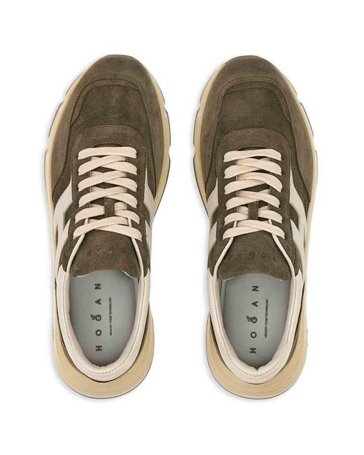 Hogan Green Hiperlight Sneakers for men