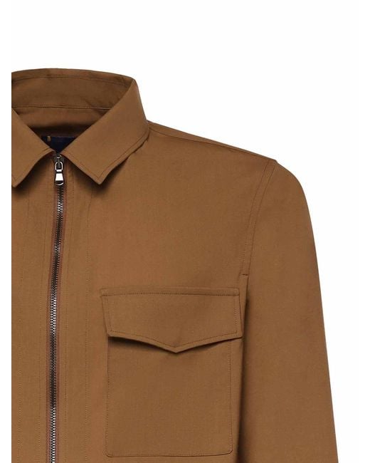 Santaniello Natural Wool Blend Coordinated Suit for men