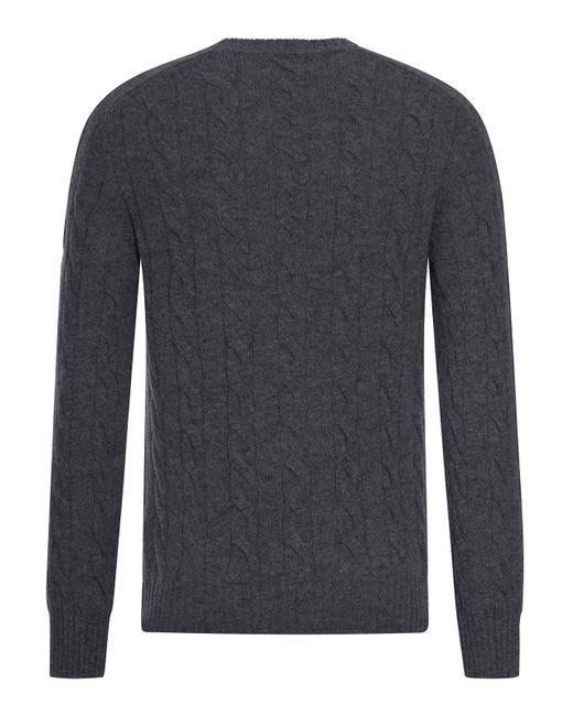 Nome Blue Wool Sweater for men