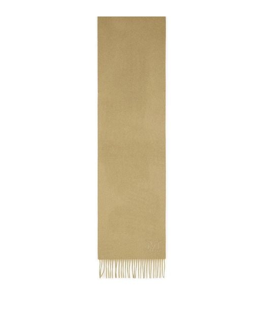 Max Mara White Wsdalia' Cashmere Stole
