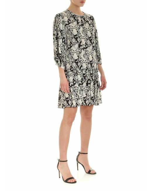 See By Chloé Black Viscose And Silk Dress