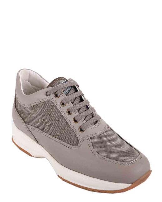 Hogan Gray Interactive Sneakers for men