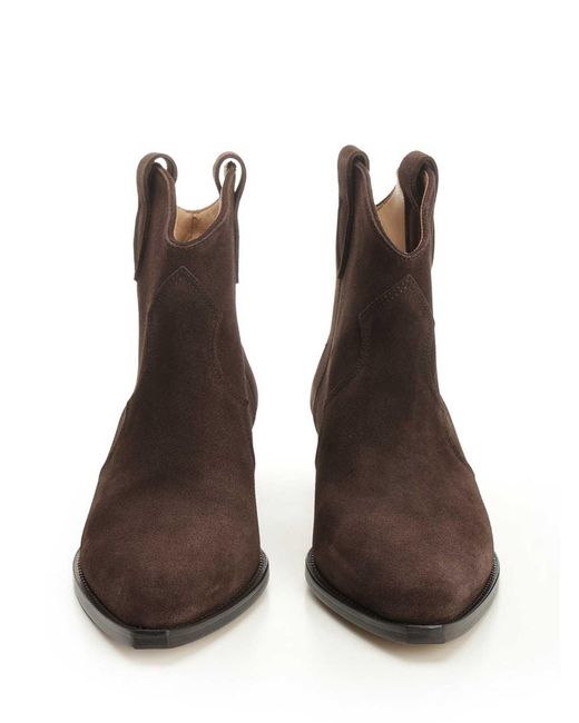 Isabel Marant Brown Cowboy Boots