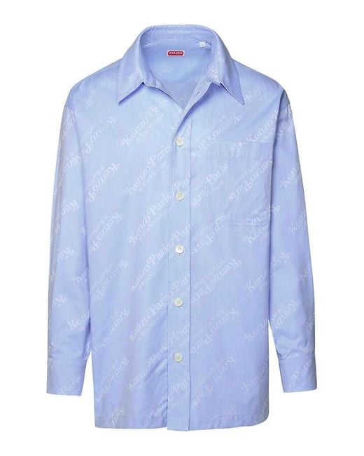 KENZO Blue Shirt for men