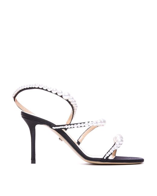 Mach & Mach White Sandals