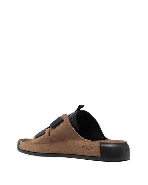 Stone Island Brown Shadow Project Sandals for men