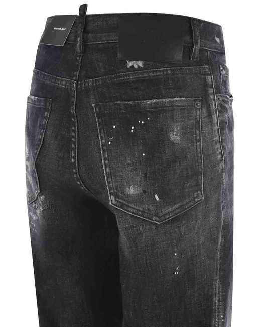 DSquared² Gray Jeans Boston