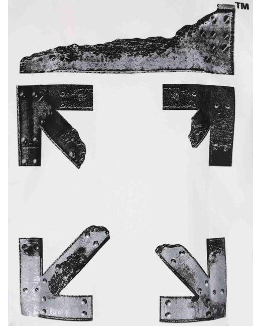 Off-White c/o Virgil Abloh White Metal Arrow T-Shirt for men
