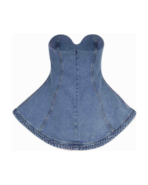 Magda Butrym Blue Dress Made Of