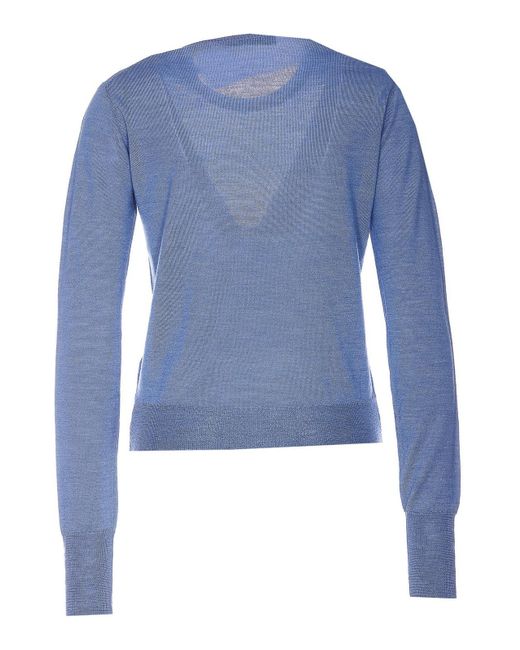 Vivienne Westwood Blue Beawool Jumper