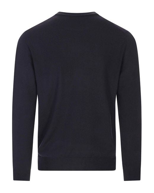 Zanone Blue Sweater for men