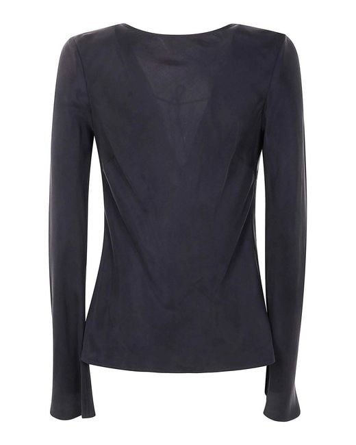 By Malene Birger Blue Laura Top