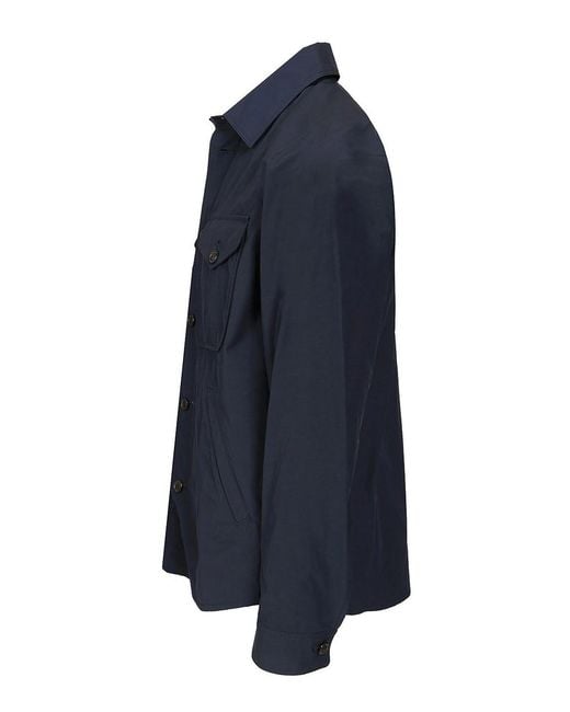 Baracuta Blue Shirt Jacket for men