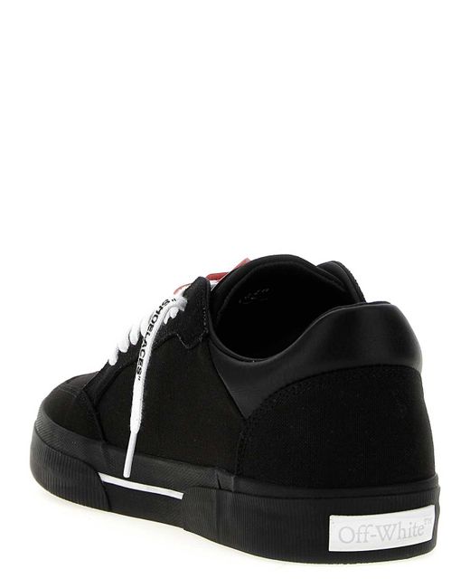 Off-White c/o Virgil Abloh Black New Low Vulcanized Sneakers for men