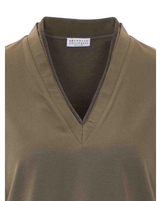 Brunello Cucinelli Green T-Shirt