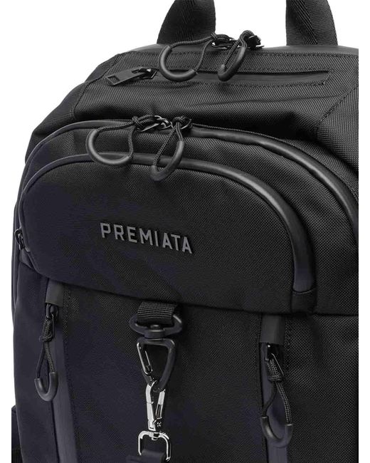 Premiata Black Ventura Backpack for men
