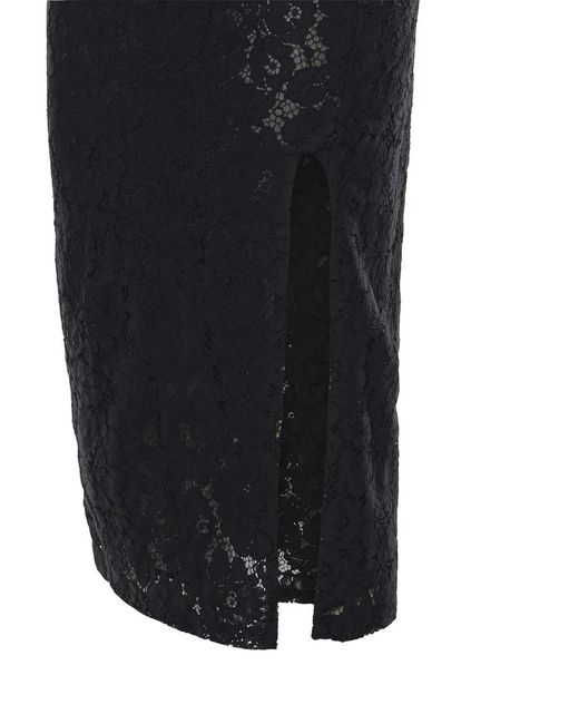Pinko Black Floral Lace Dress