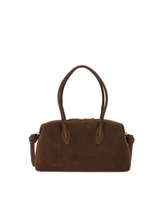 Yuzefi Brown Brioche Duffle Bag