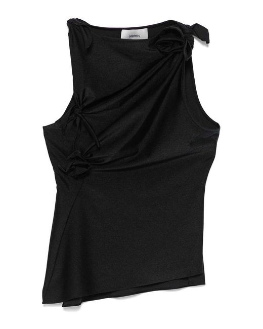 Coperni Black Asymmetrical Top