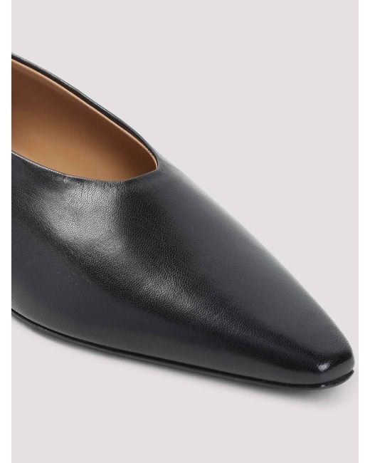 Jil Sander Black Ring Ballerina