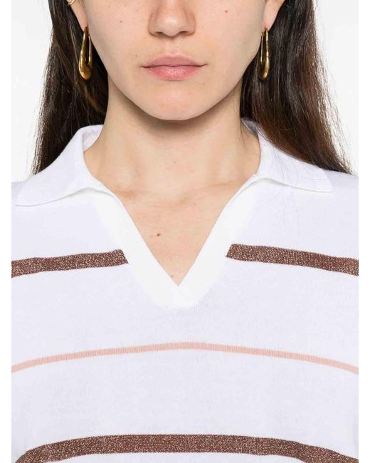 Peserico White T-Shirt