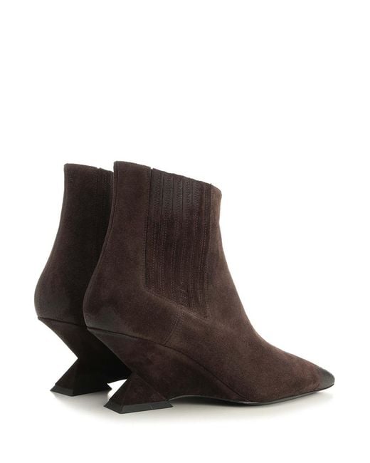 The Attico Brown Cheops Ankle Boot