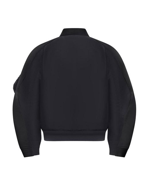 Sacai Blue Cotton Chino X Nylon Twill Blouson for men