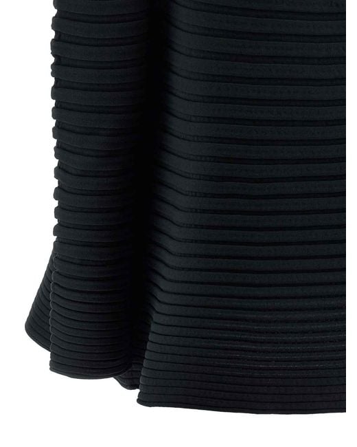 Pleats Please Issey Miyake Blue Bounce Knit Top