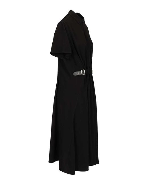 Loewe Black Stretch Viscose Dress