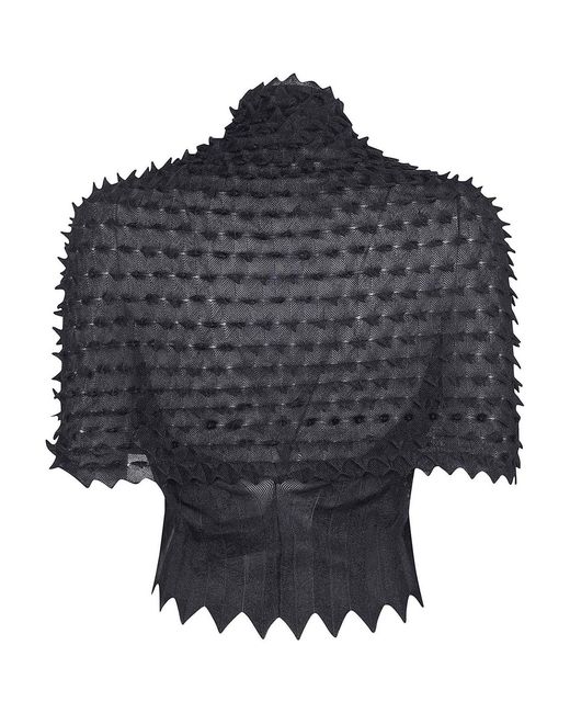 Pierantonio Gaspari Gray Diamante Top