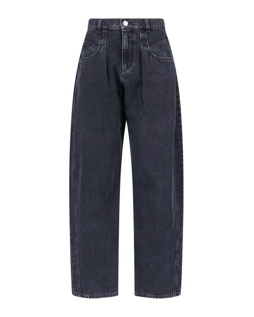 Isabel Marant Blue Loose Jeans