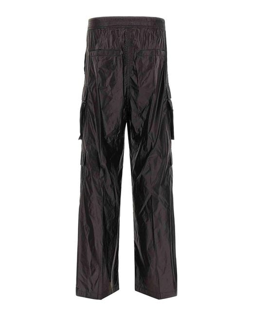 Rick Owens Black Cargobelas Pants for men