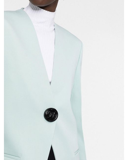 Jil Sander Blue Single Breasted Blazer