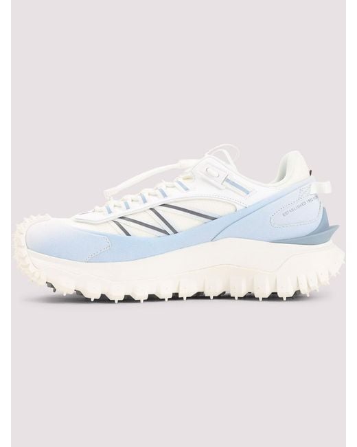 Moncler White Trailgrip Low Top Sneakers for men