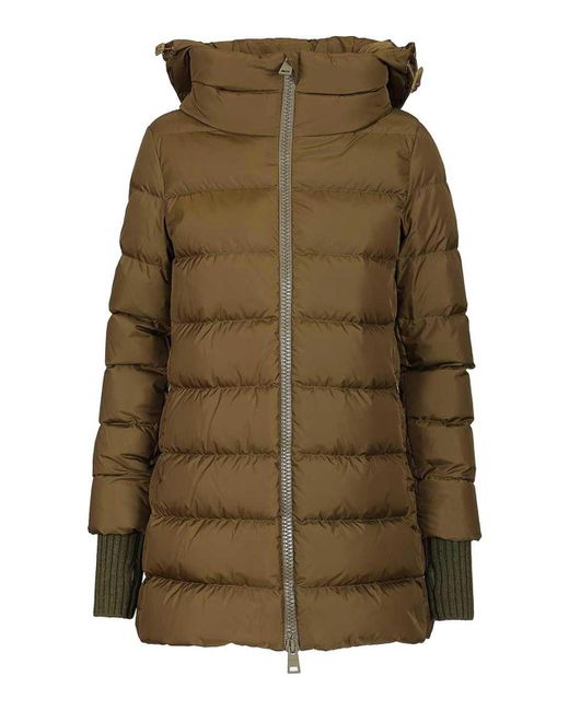 Herno Green "A-Shape" Down Jacket