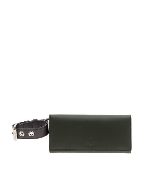 Vivienne Westwood Green Leather Wallet
