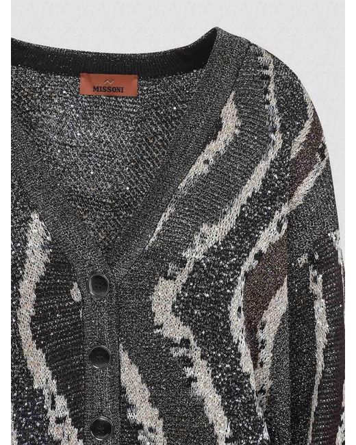 Missoni Black Buttoned Cardigan