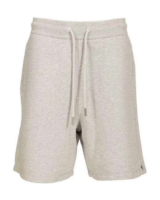 AMI Gray Ami "Ami De Coeur" Shorts