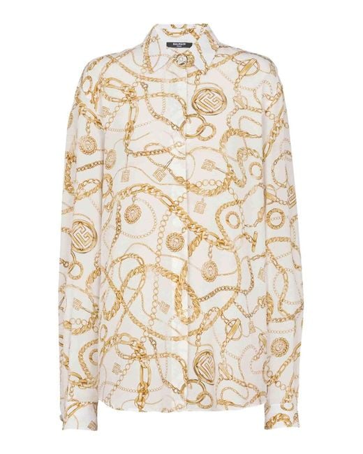 Balmain Natural Shirts